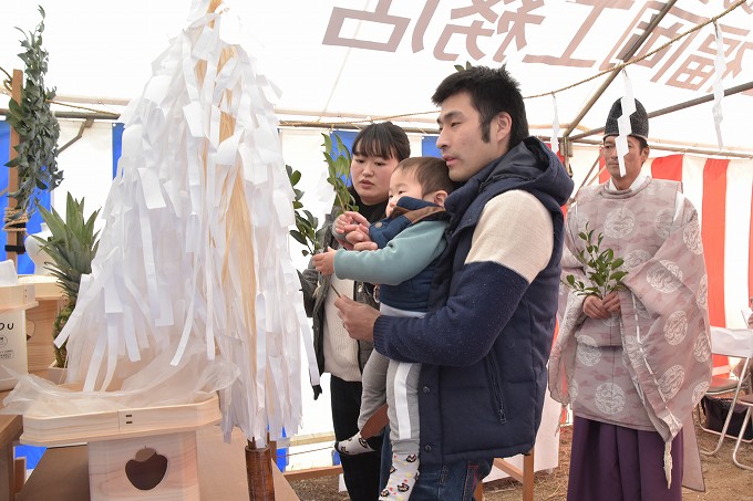 「筑紫野市02」注文住宅現場リポート①【地鎮祭】