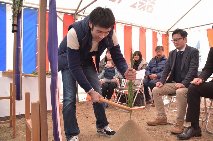 「筑紫野市02」注文住宅現場リポート①【地鎮祭】