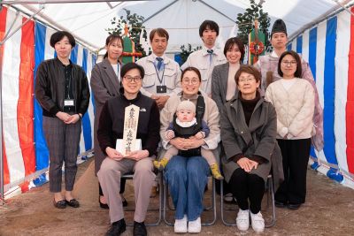 「福岡市南区31」注文住宅現場リポート①【地鎮祭】