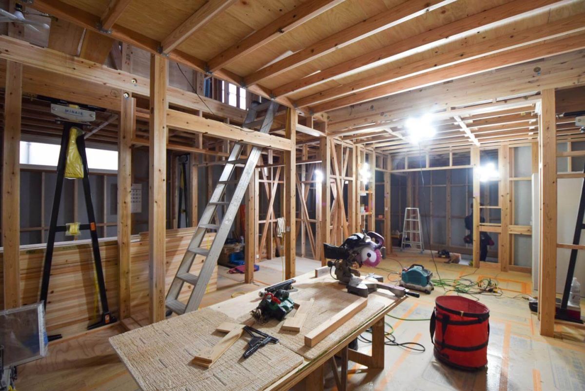 「福岡市早良区次郎丸01」注文住宅現場リポート⑤【木工事】【下地】