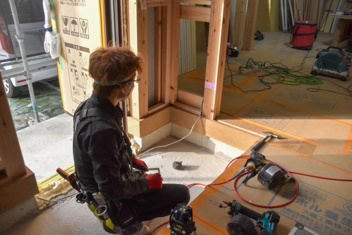 「福岡市早良区次郎丸01」注文住宅現場リポート⑤【木工事】【下地】