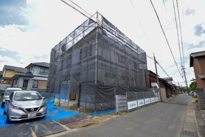 福岡県糸島市05　注文住宅建築現場リポート④　～木工事・断熱材施工～