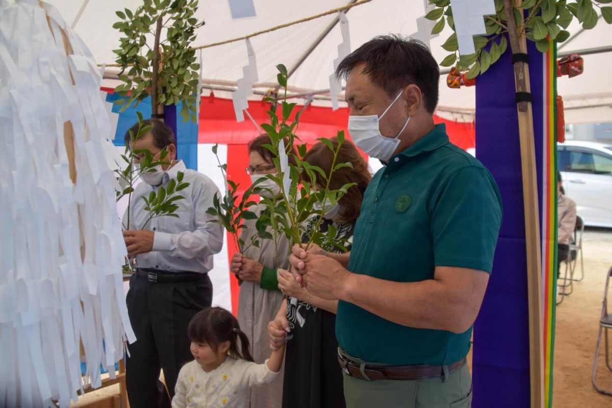 「春日市11」注文住宅現場リポート①【地鎮祭】