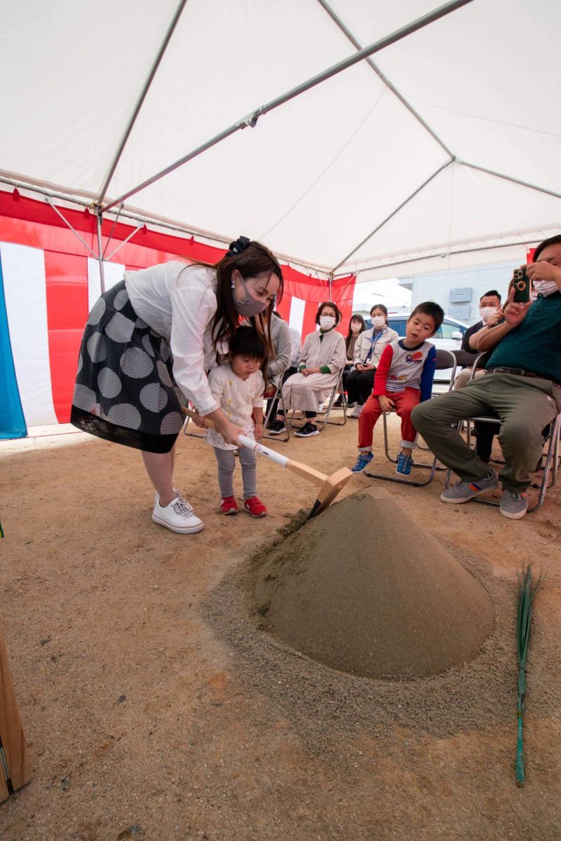 福岡県春日市11　注文住宅建築現場リポート①　～地鎮祭～