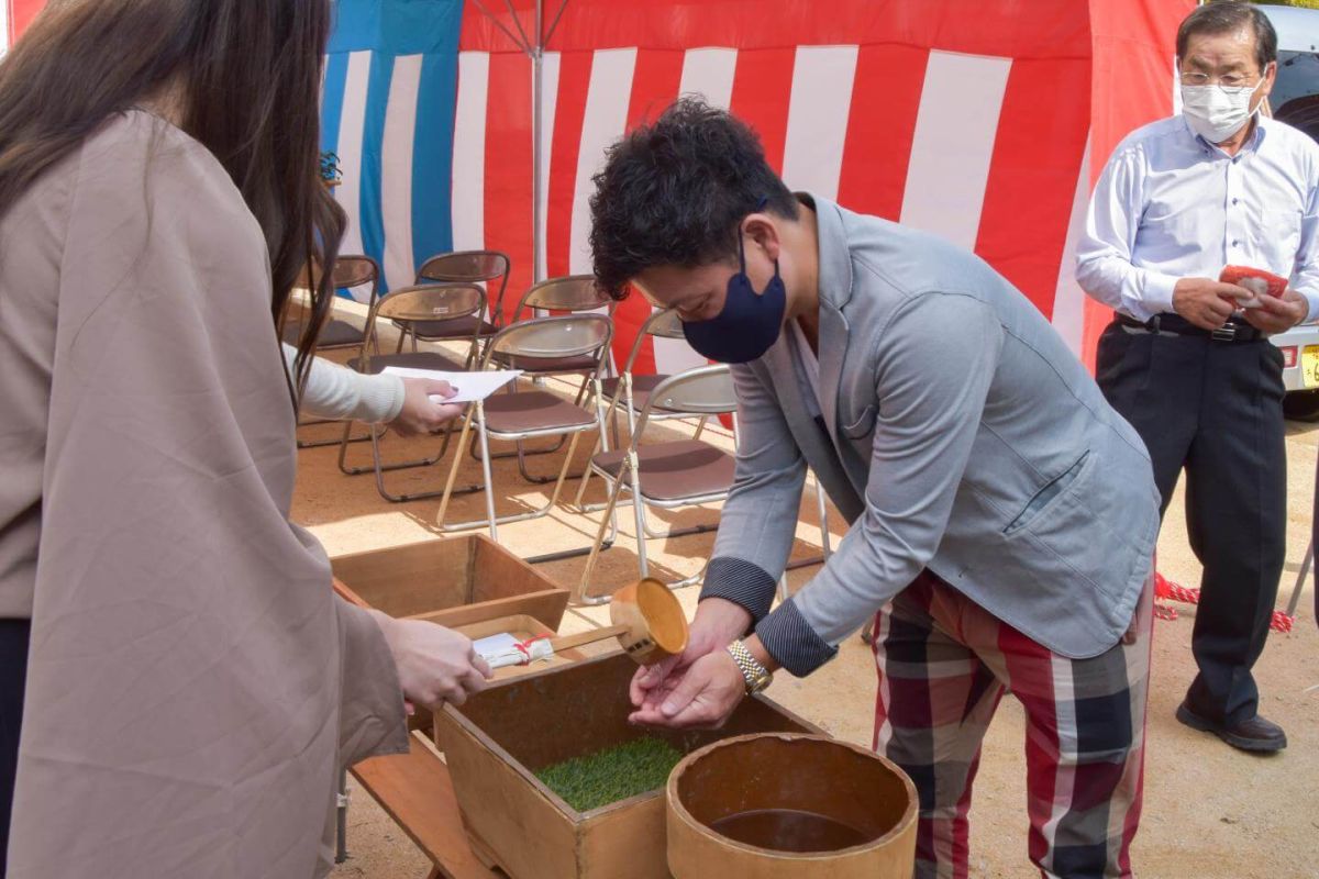 「春日市11」注文住宅現場リポート①【地鎮祭】