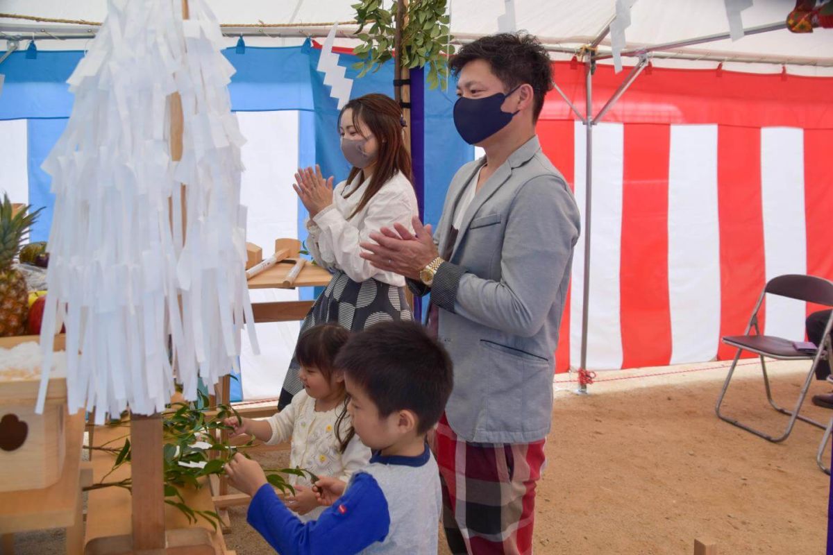 「春日市11」注文住宅現場リポート①【地鎮祭】