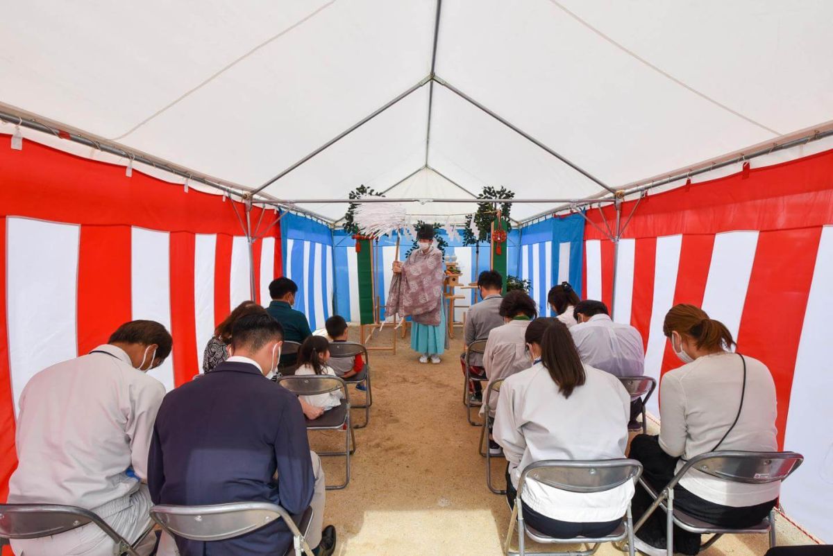 「春日市11」注文住宅現場リポート①【地鎮祭】