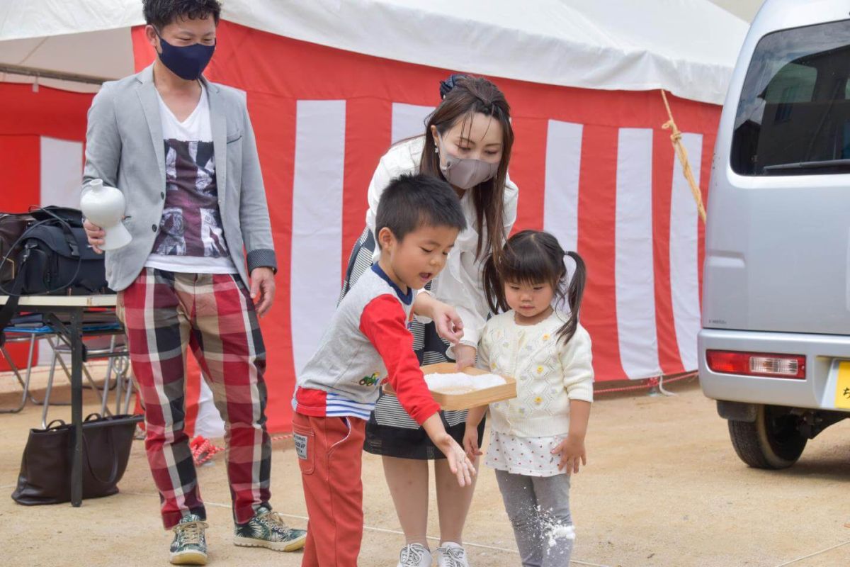 福岡県春日市11　注文住宅建築現場リポート①　～地鎮祭～