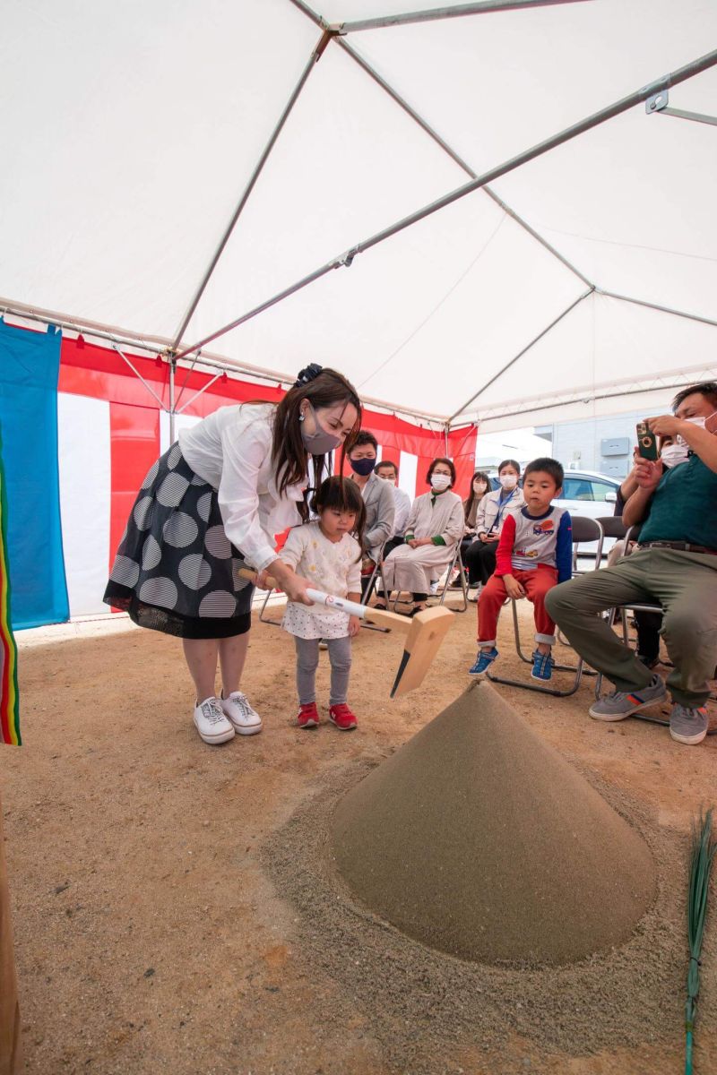 福岡県春日市11　注文住宅建築現場リポート①　～地鎮祭～