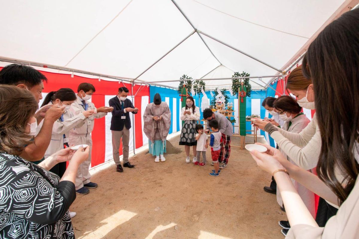 「春日市11」注文住宅現場リポート①【地鎮祭】
