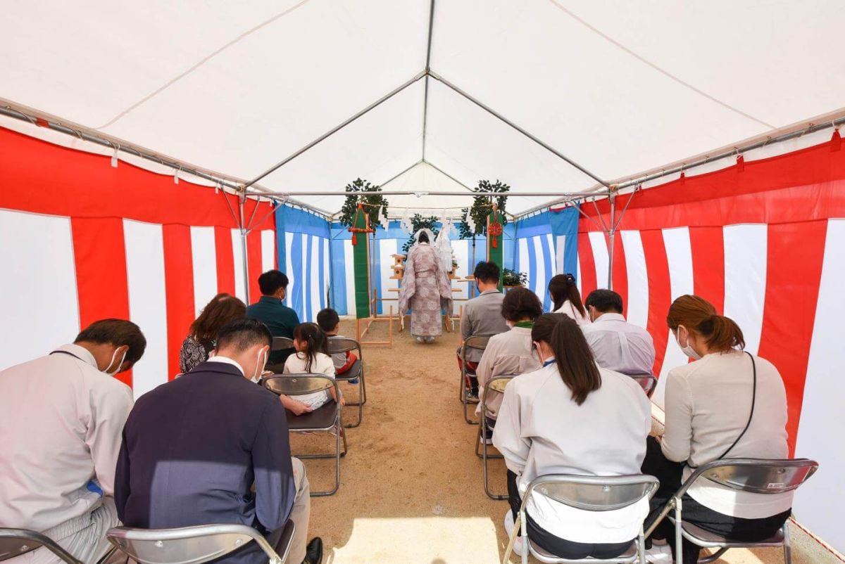 「春日市11」注文住宅現場リポート①【地鎮祭】