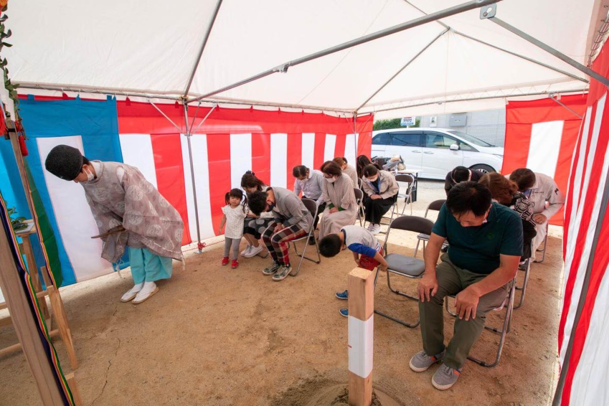 「春日市11」注文住宅現場リポート①【地鎮祭】