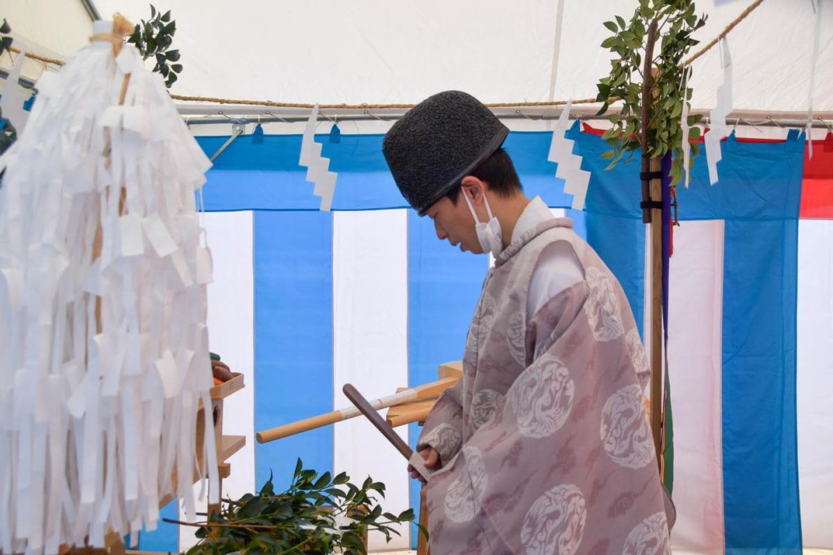 福岡県春日市11　注文住宅建築現場リポート①　～地鎮祭～