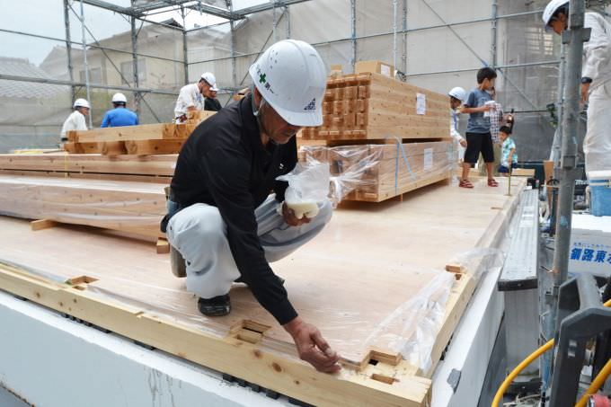 「糟屋郡宇美町01」注文住宅現場リポート④【上棟式】