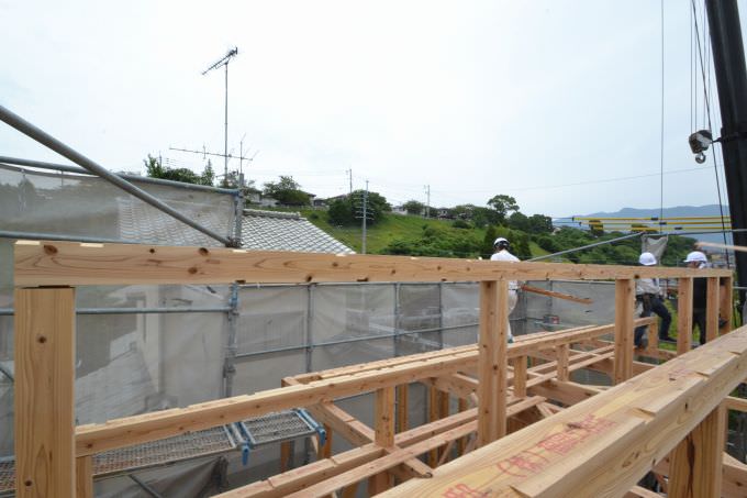 「糟屋郡宇美町01」注文住宅現場リポート④【上棟式】
