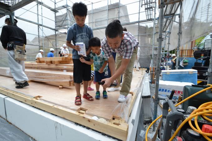 「糟屋郡宇美町01」注文住宅現場リポート④【上棟式】