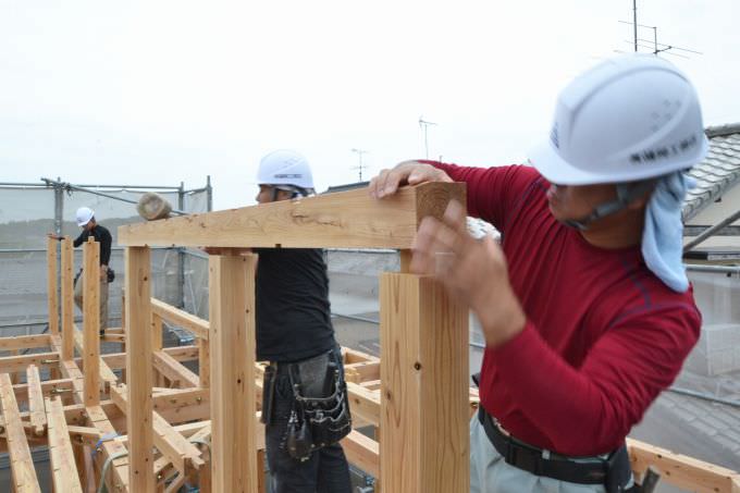 福岡県糟屋郡宇美町01　注文住宅建築現場リポート④　～上棟式～