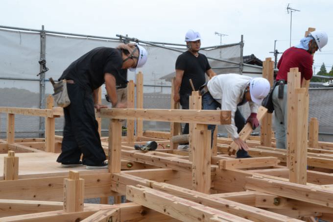 福岡県糟屋郡宇美町01　注文住宅建築現場リポート④　～上棟式～