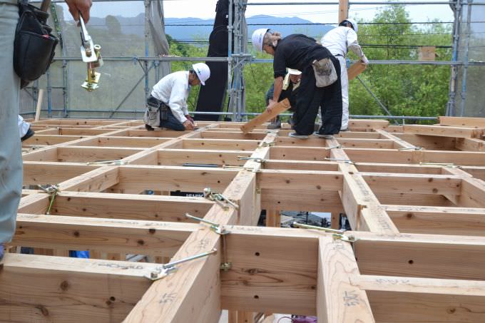 福岡県糟屋郡宇美町01　注文住宅建築現場リポート④　～上棟式～