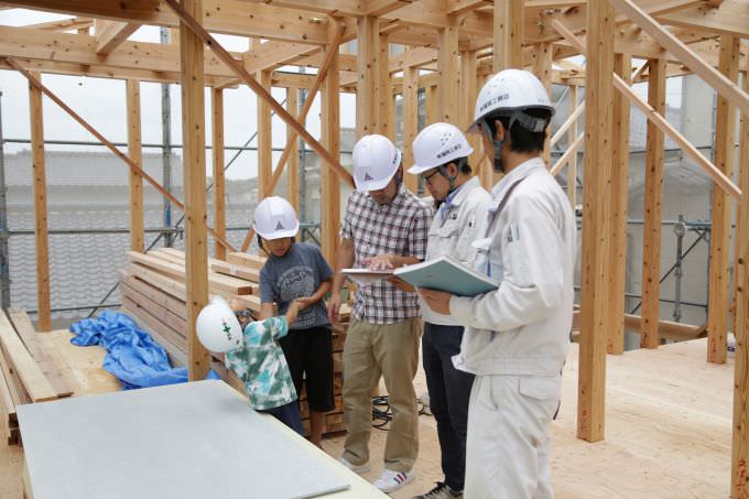 「糟屋郡宇美町01」注文住宅現場リポート④【上棟式】