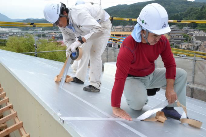 福岡県糟屋郡宇美町01　注文住宅建築現場リポート④　～上棟式～