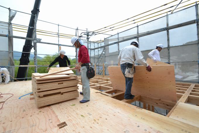 福岡県糟屋郡宇美町01　注文住宅建築現場リポート④　～上棟式～