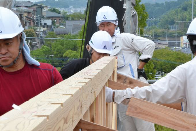 福岡県糟屋郡宇美町01　注文住宅建築現場リポート④　～上棟式～