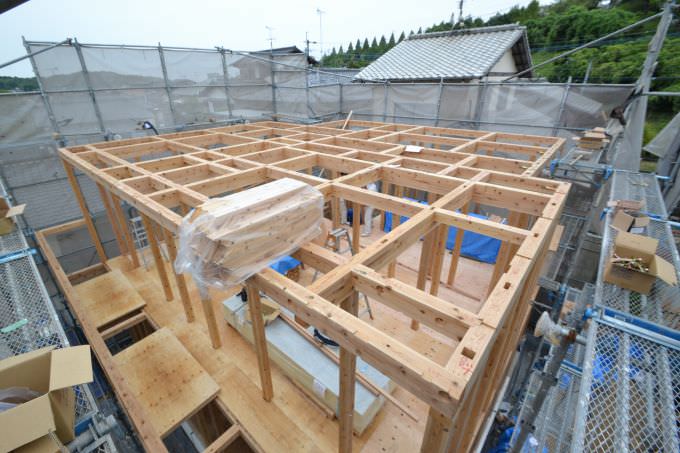 「糟屋郡宇美町01」注文住宅現場リポート④【上棟式】