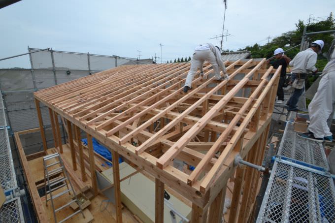 福岡県糟屋郡宇美町01　注文住宅建築現場リポート④　～上棟式～