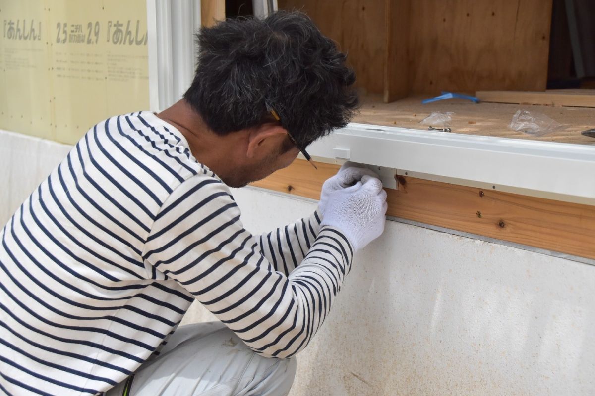 「筑紫野市10」注文住宅現場リポート⑤【木工事】【サッシ】