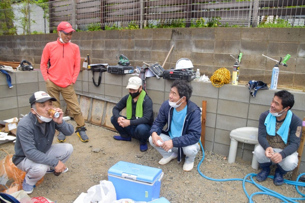 福岡県筑紫野市10　注文住宅建築現場リポート③　～上棟式・前編〜