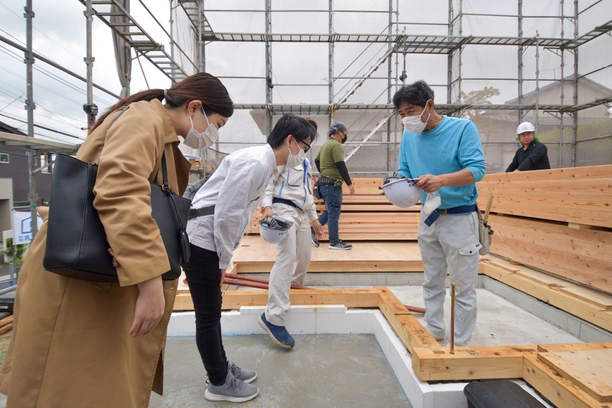 福岡県筑紫野市10　注文住宅建築現場リポート③　～上棟式・前編〜