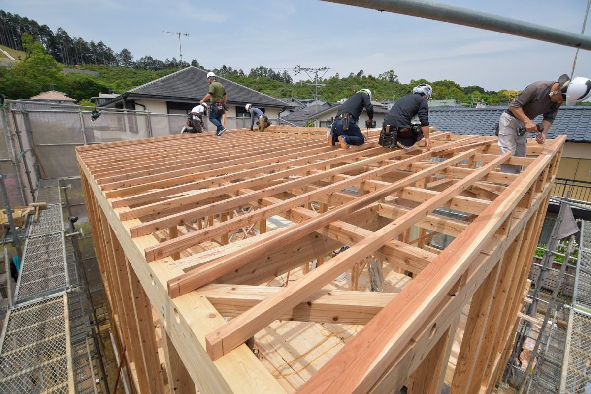 福岡県筑紫野市10　注文住宅建築現場リポート③　～上棟式・前編〜