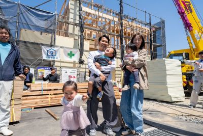 「三井郡大刀洗町05」注文住宅現場リポート③【上棟式】