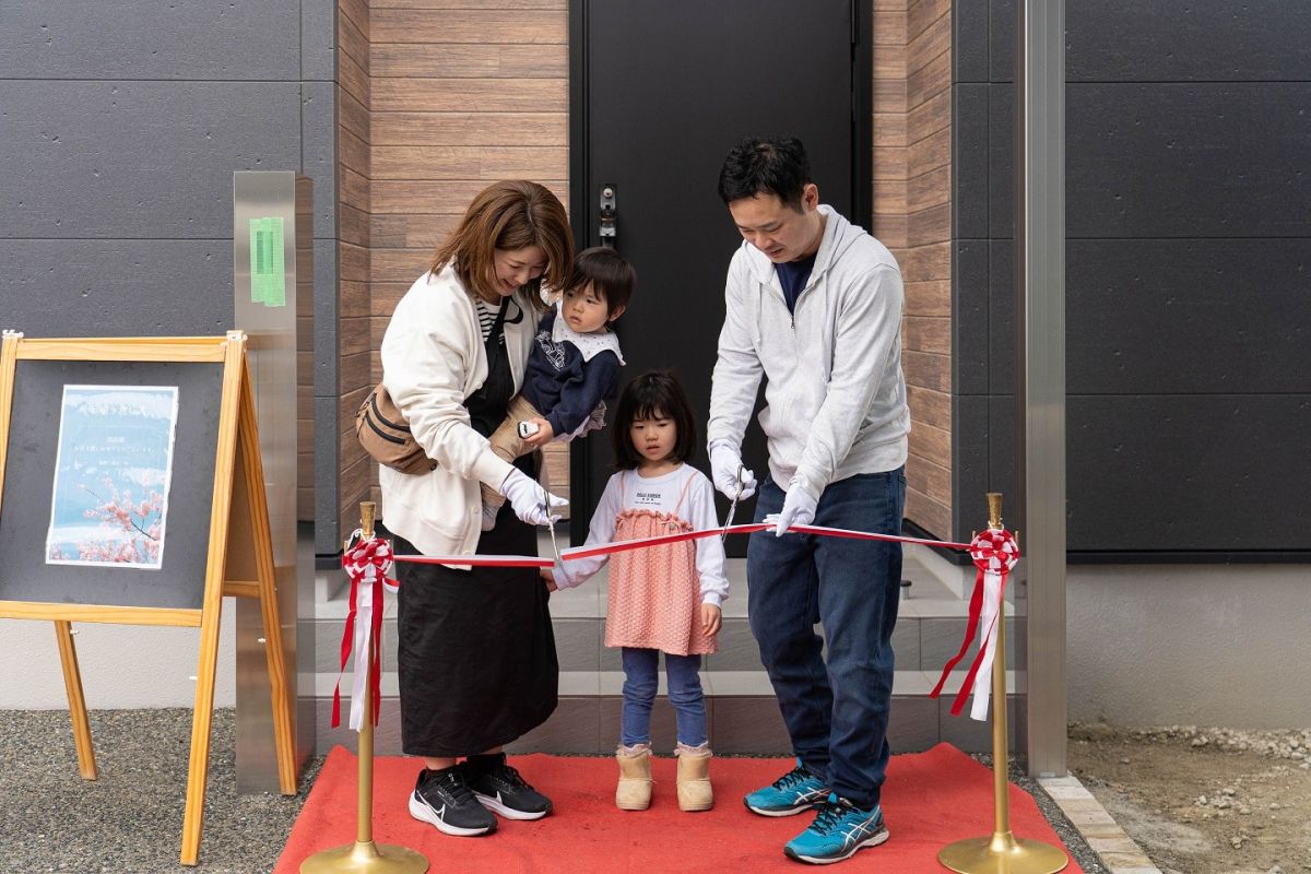 福岡県那珂川市11　注文住宅建築現場リポート⑨　～お引き渡し式～