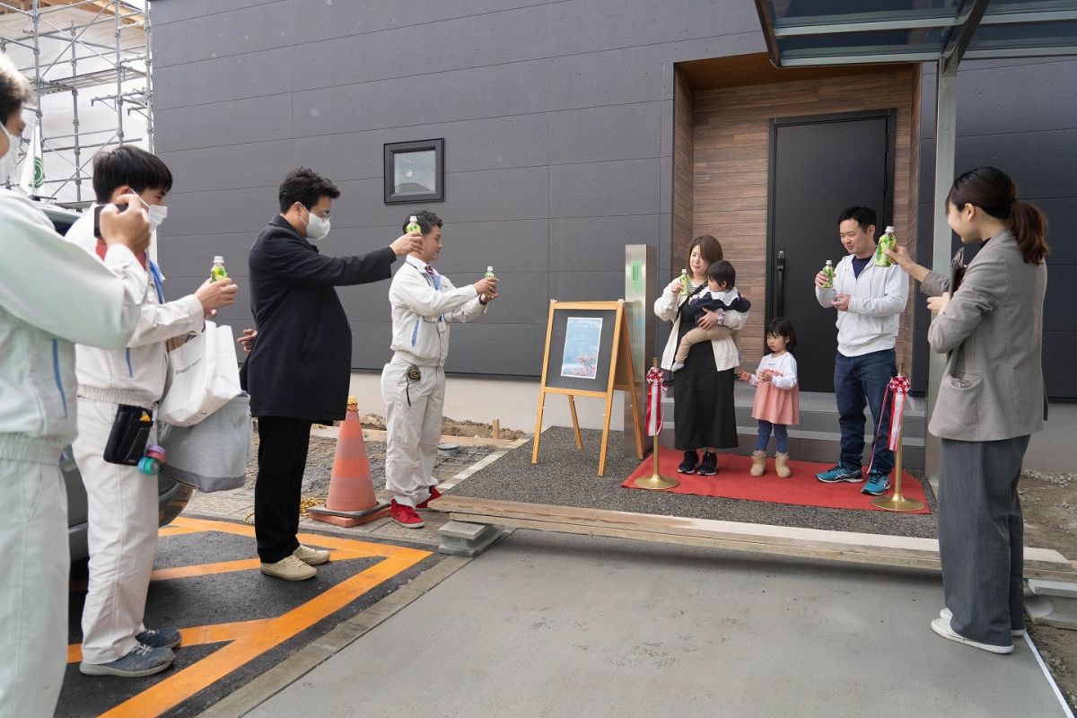 福岡県那珂川市11　注文住宅建築現場リポート⑨　～お引き渡し式～