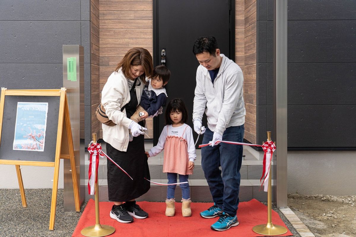 福岡県那珂川市11　注文住宅建築現場リポート⑨　～お引き渡し式～