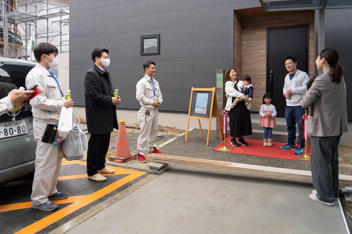 福岡県那珂川市11　注文住宅建築現場リポート⑨　～お引き渡し式～