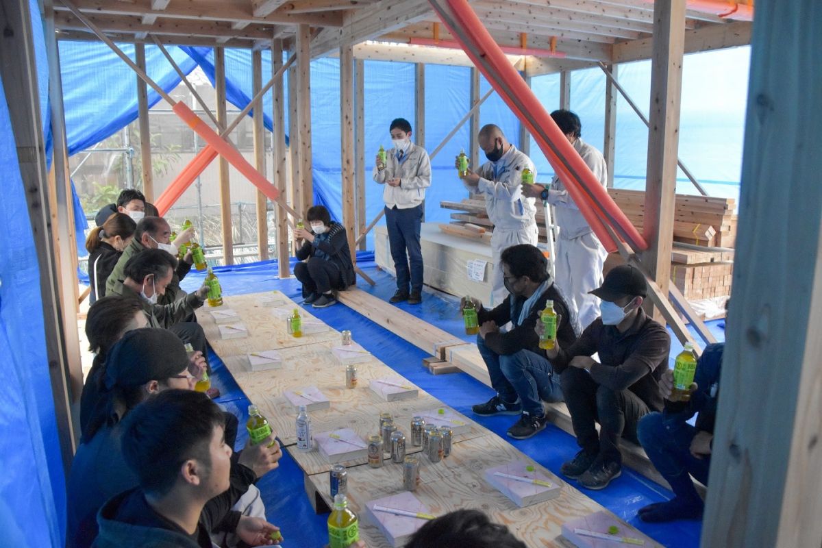 「三井郡大刀洗町03」注文住宅現場リポート③【上棟式】