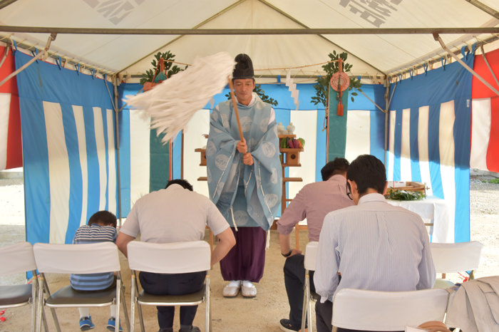 福岡県那珂川市02　注文住宅建築現場リポート①　～地鎮祭～