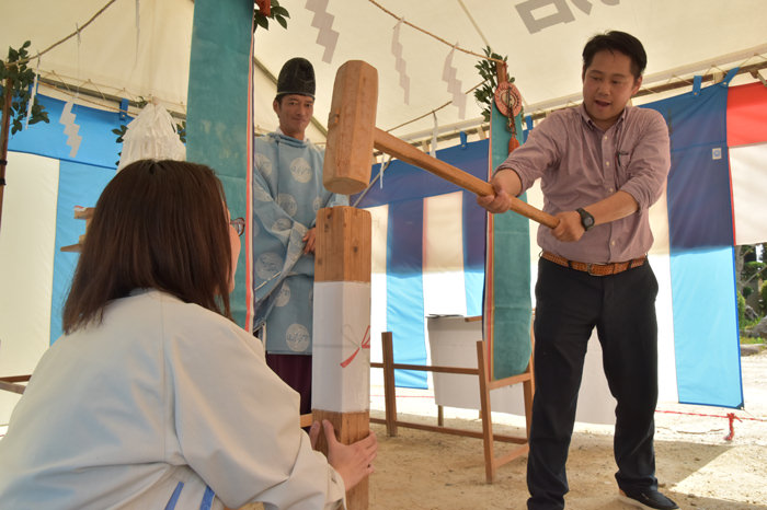 福岡県那珂川市02　注文住宅建築現場リポート①　～地鎮祭～