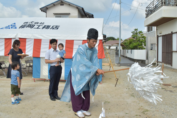 「那珂川市02」注文住宅現場リポート①【地鎮祭】