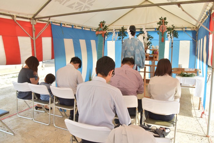 「那珂川市02」注文住宅現場リポート①【地鎮祭】