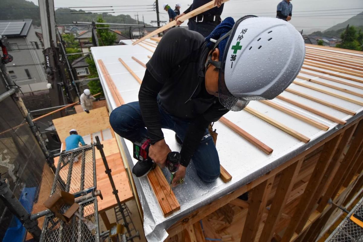 福岡県福岡市東区10　注文住宅建築現場リポート④　～上棟式・後編〜