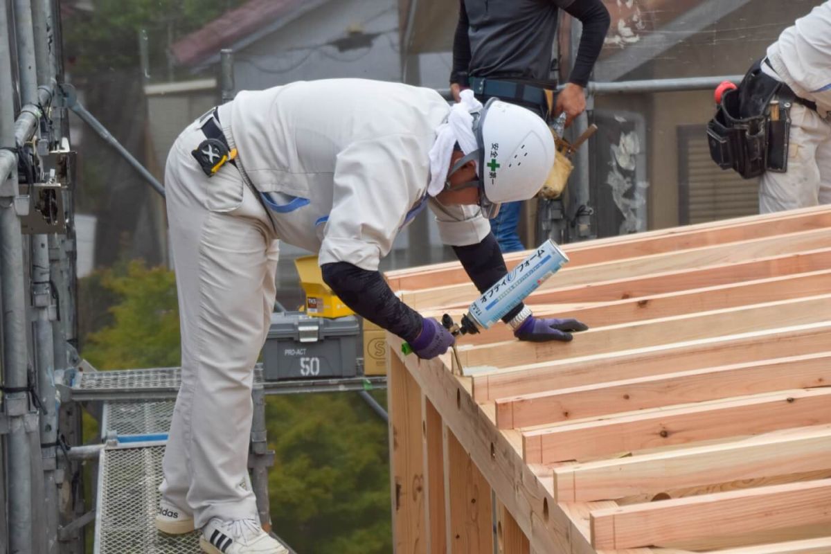 「福岡市東区10」注文住宅現場リポート④【上棟式】