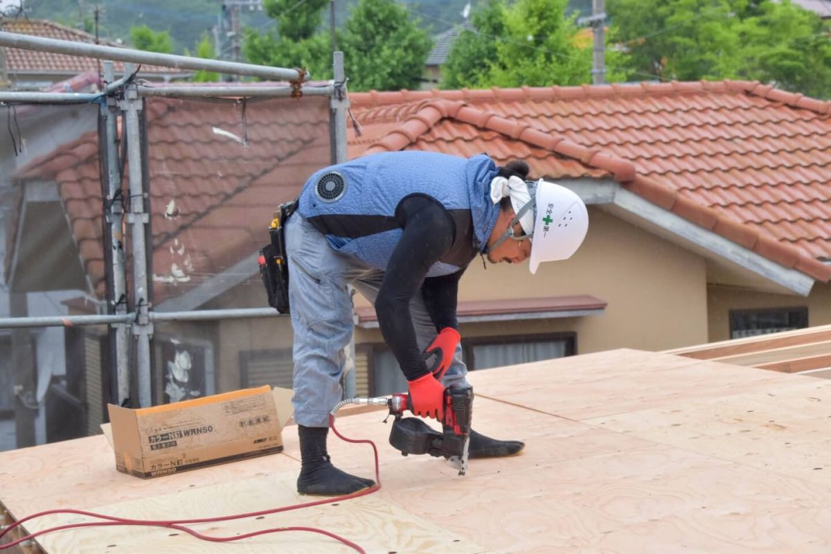 福岡県福岡市東区10　注文住宅建築現場リポート④　～上棟式・後編〜