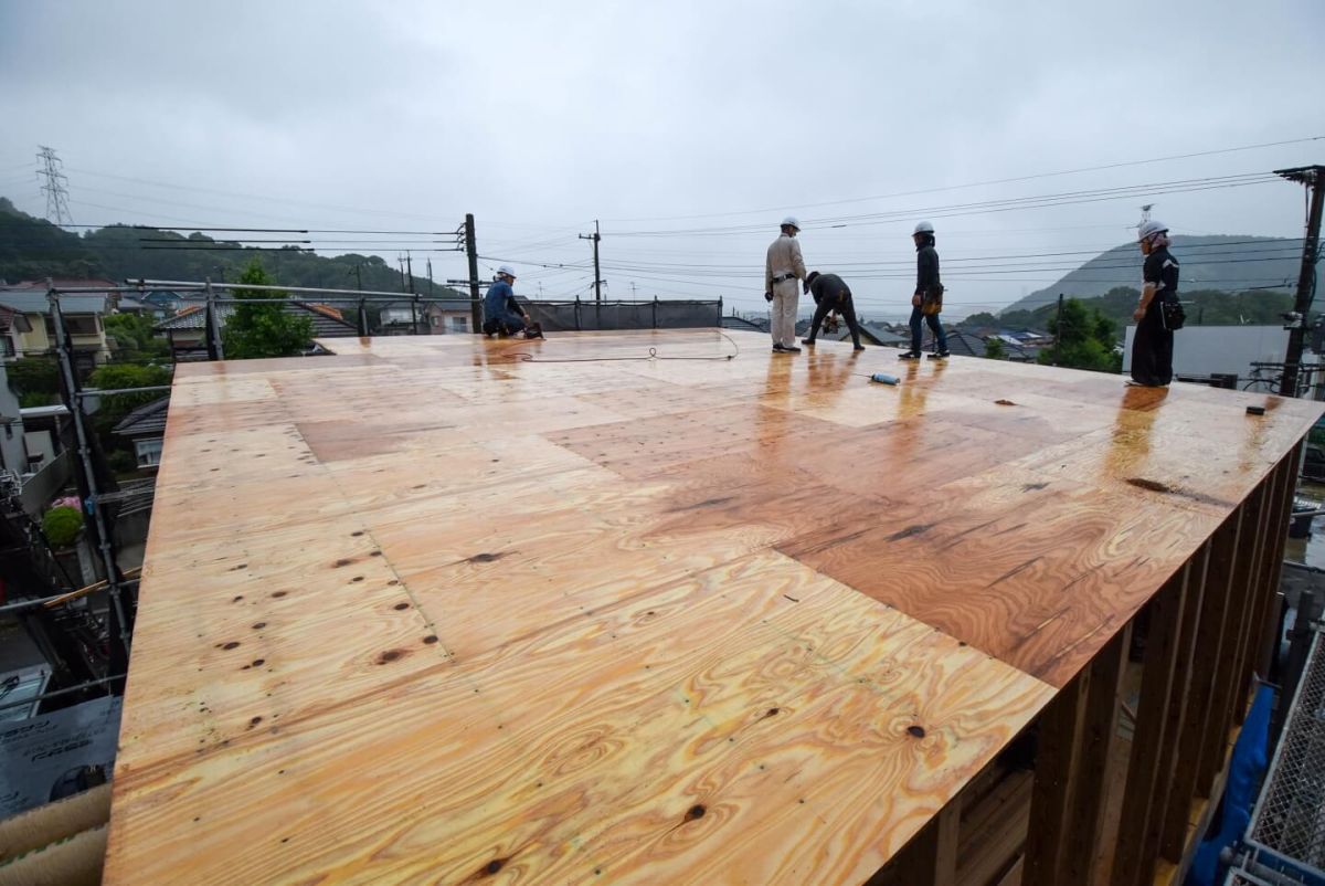 「福岡市東区10」注文住宅現場リポート④【上棟式】