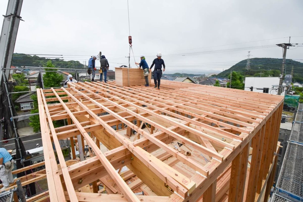 福岡県福岡市東区10　注文住宅建築現場リポート④　～上棟式・後編〜