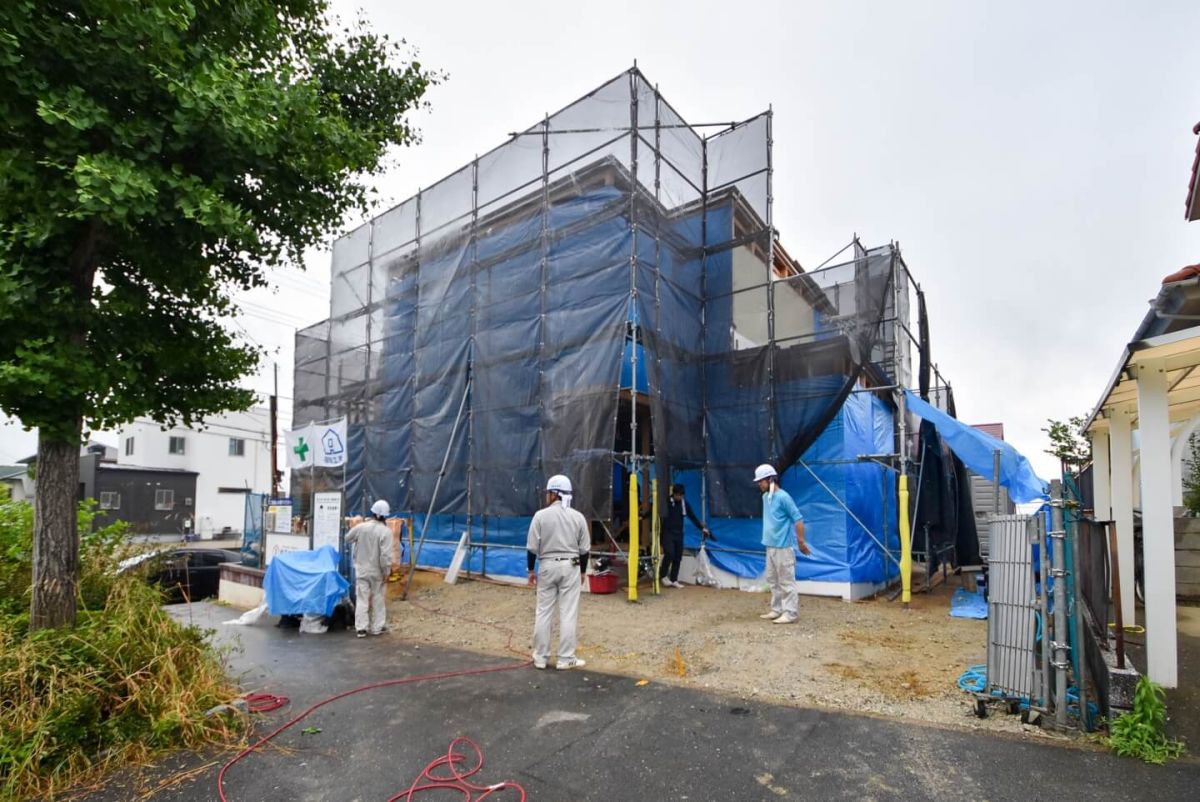 福岡県福岡市東区10　注文住宅建築現場リポート④　～上棟式・後編〜