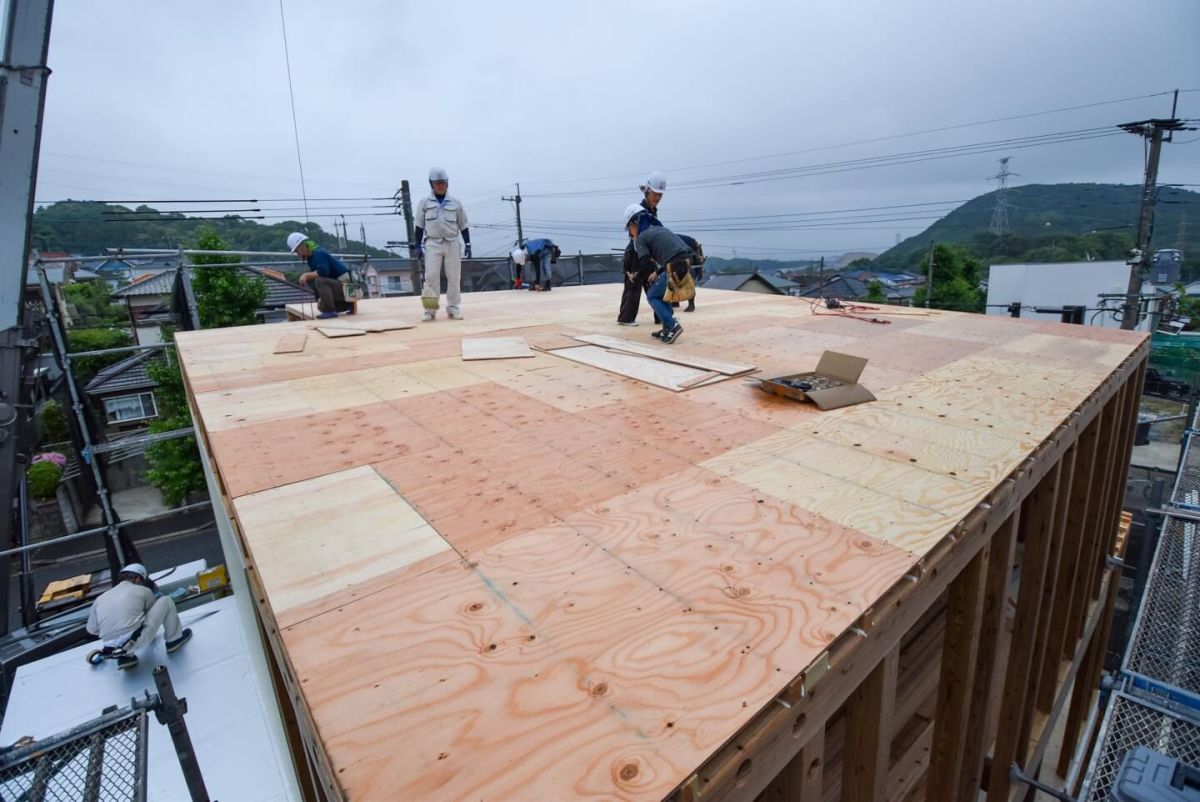 「福岡市東区10」注文住宅現場リポート④【上棟式】